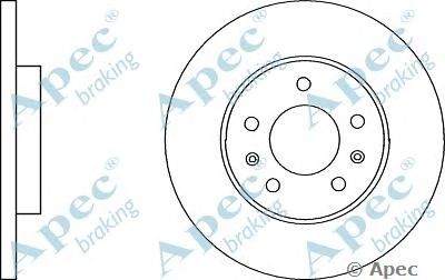 APEC BRAKING dsk3089 -  Тормозной диск